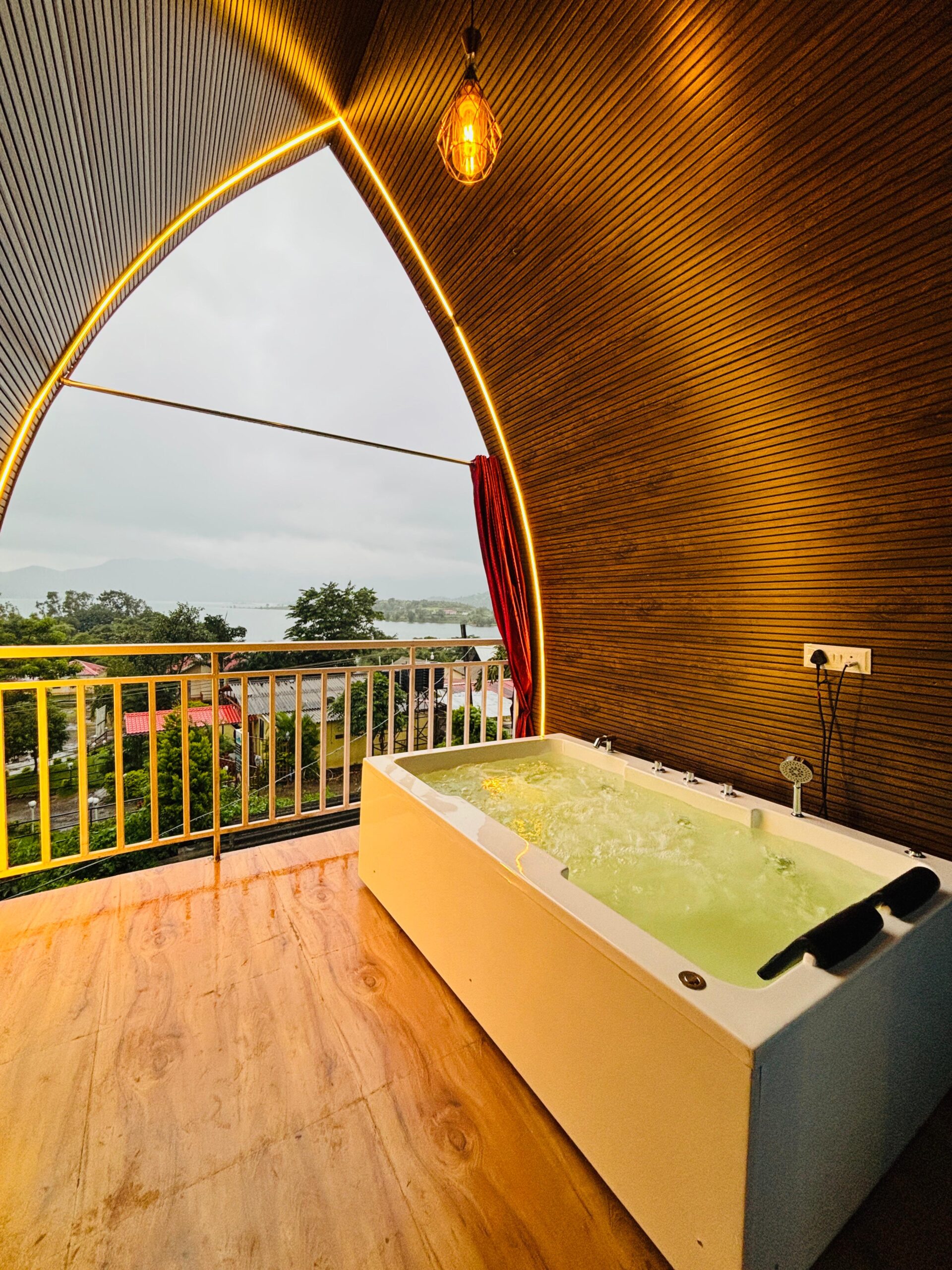 Luxury cottages with lake view at Pawna Lake