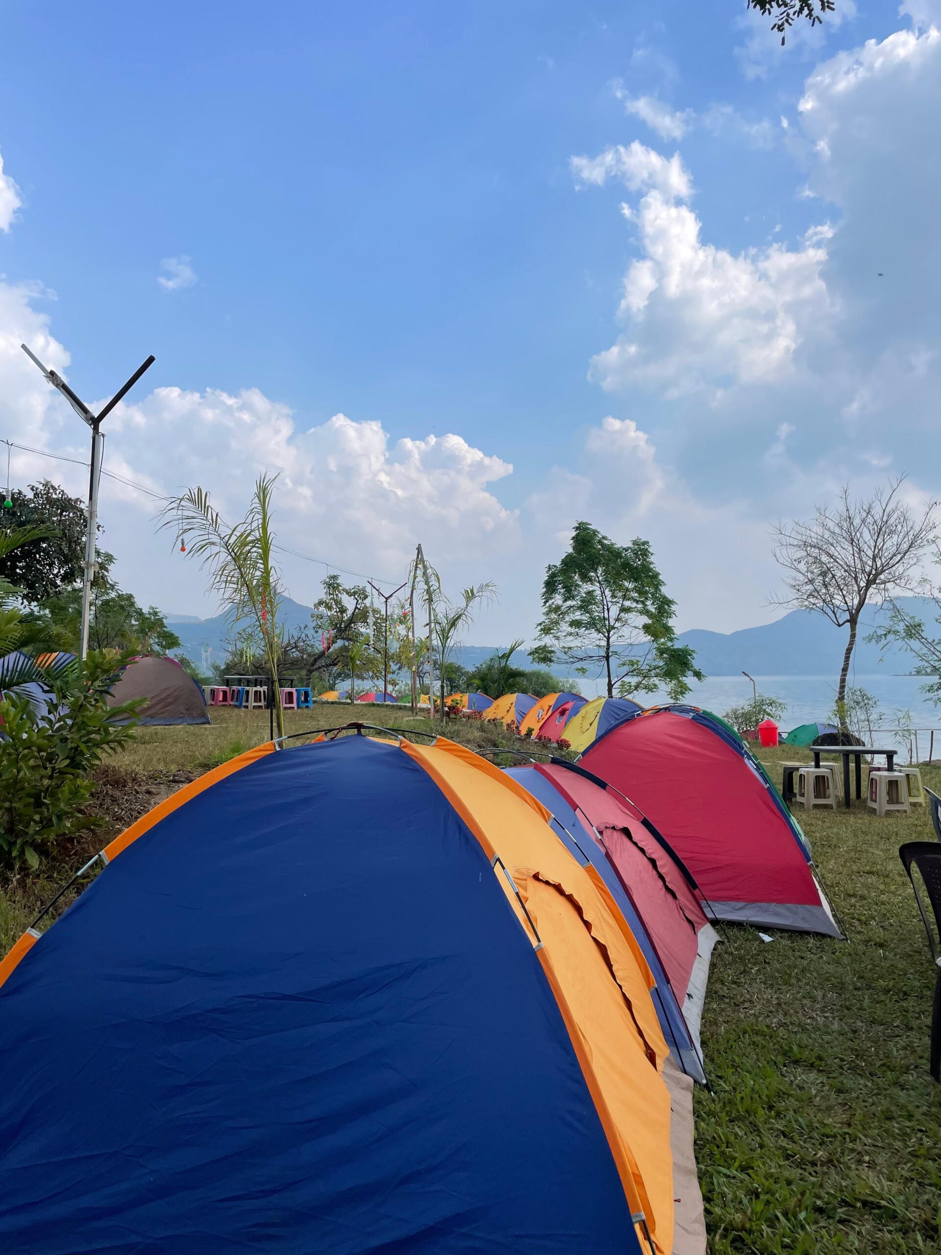 Pawna Lake Camping Tent with Lake View